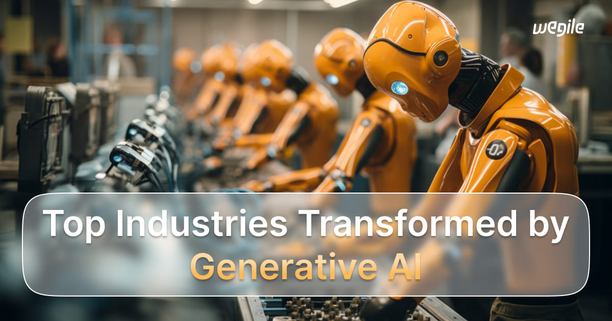 Which industries are most impacted by generative AI?